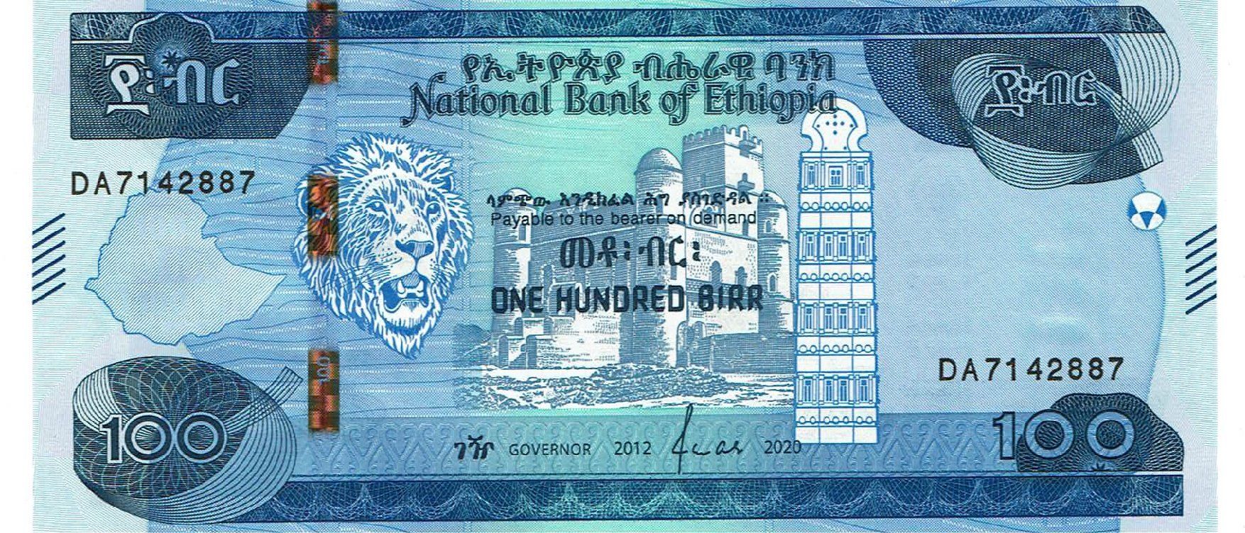 Banconote: Ethiopia 100 Birr 2012 P-55 UNZ – Nuovo (secondo la descrizione) da Steffisburg venduto da ber_8htf