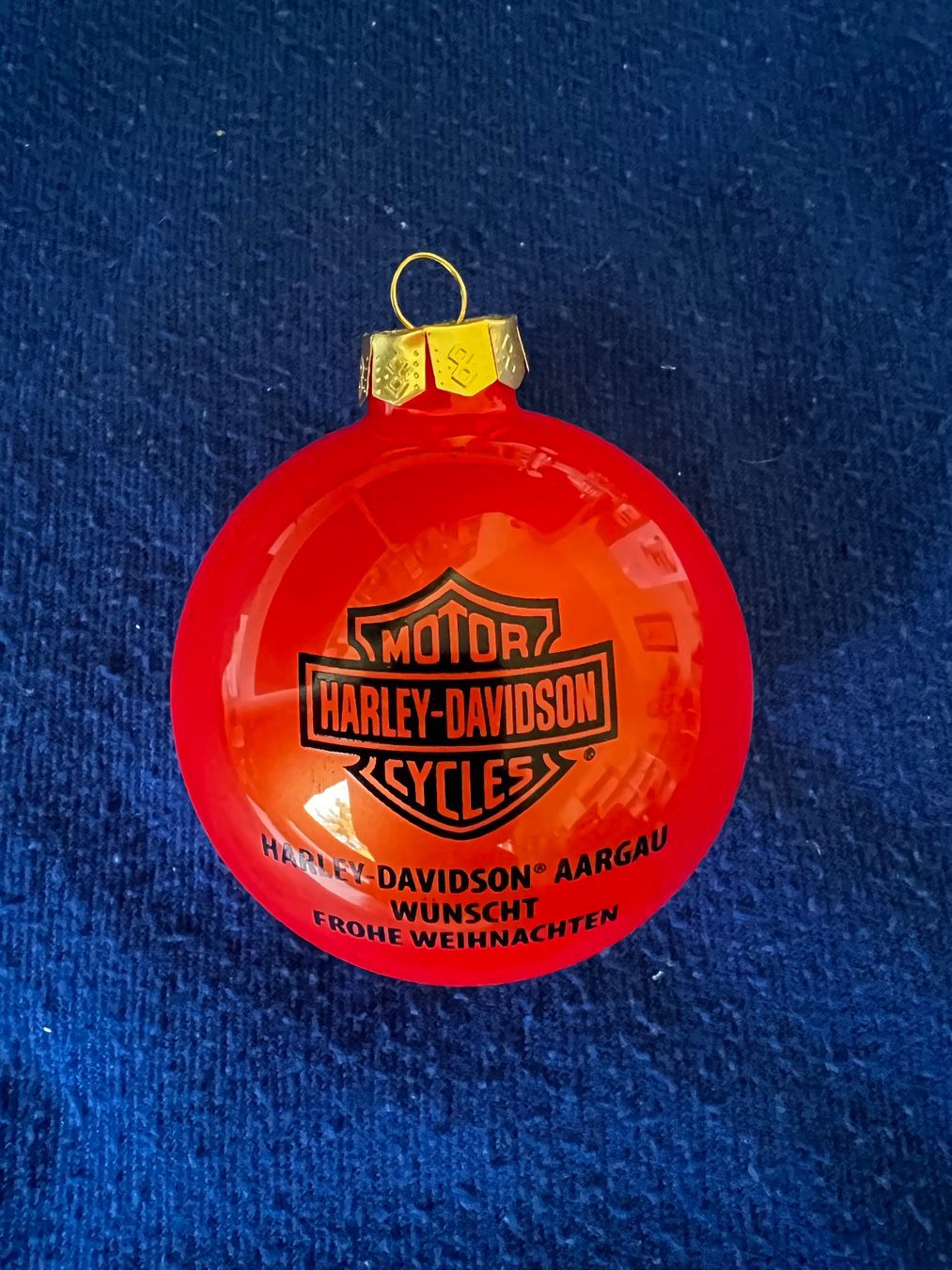Harley-Davidson Tutte le decorazioni: Harley Davidson X-Mas Kugel – Nuovo e nell'imballaggio originale da Muttenz venduto da Flyaway747