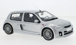 Renault Clio II V6 Phase I 2000-2002 silber met.      1:18