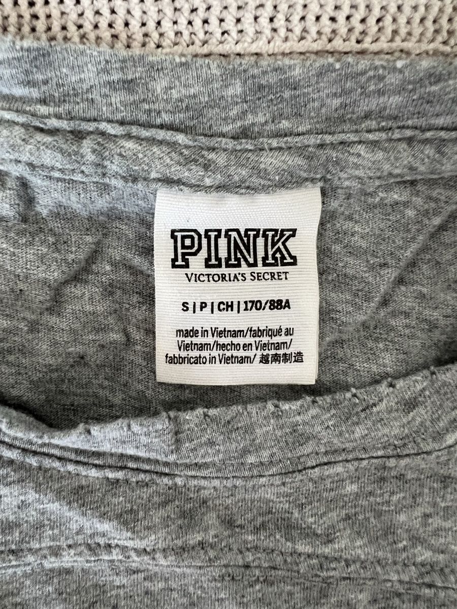 T-shirt: PINK Shirt Grau, Grösse S – Usato da Zürich venduto da anna_ri 2
