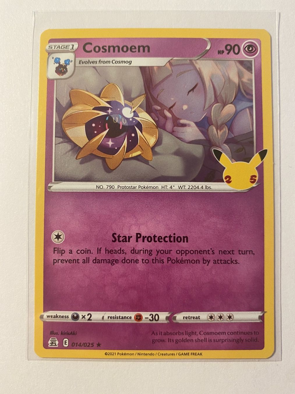 Pokémon Carte collezionabili: Pokemon Cosmoem 014/025 Celebrations EN – Nuovo (secondo la descrizione) da Weingarten-Kalthäusern venduto da McGmavlo