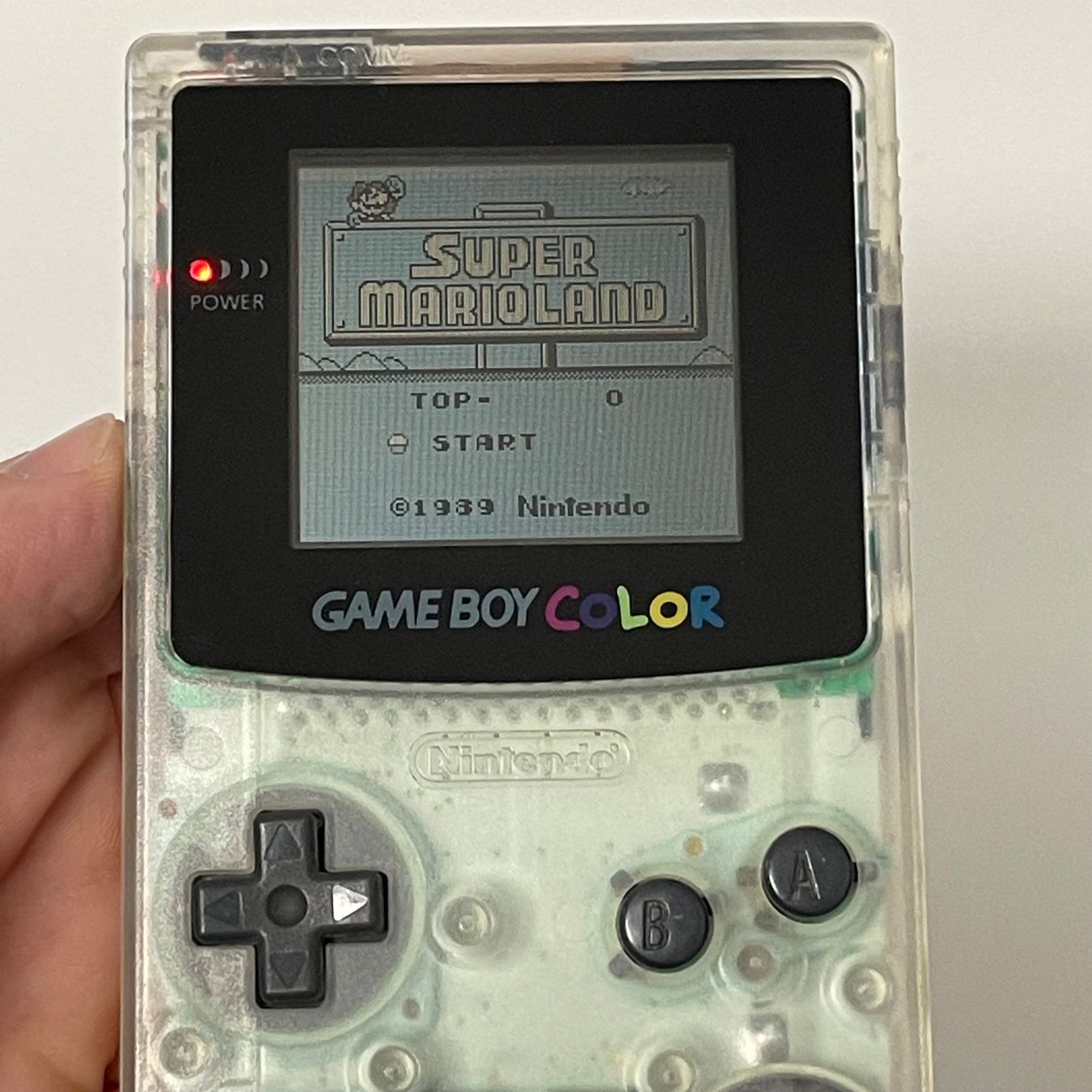 Nintendo Konsolen: Gameboy Color Transparent + Super Mario – Gebraucht aus Mollis von  3