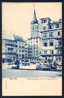 Zürich, Gemüsemarkt und St. Peterskirc