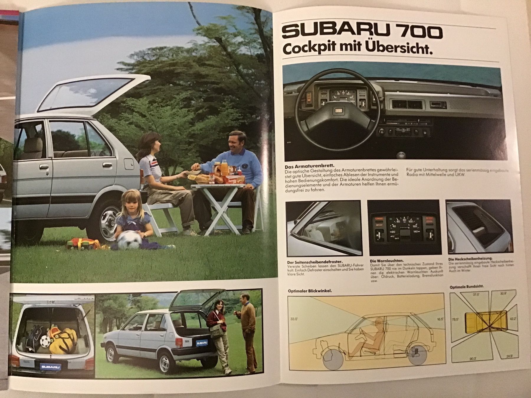 Subaru Dokumente: Subaru 700 Faltprospekt – Gebraucht aus Scherzingen von Starseller62 3