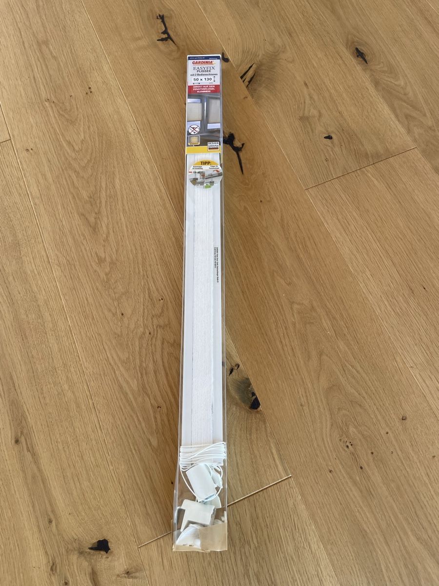 Vorhänge: Faltjalousie/ Plissee 50x130cm – Gebraucht aus Wilderswil von bwe_69gc