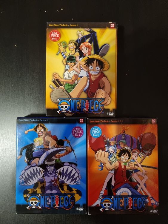 One Piece Serie - Box 1 bis 3 auf DVD | Kaufen auf Ricardo