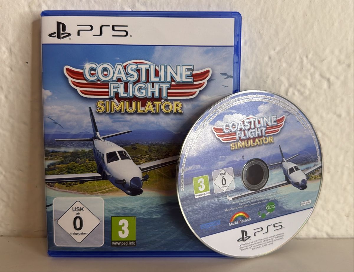 Sony Giochi: Coastline Flight Simulator PS5 game disc and case – Usato da Ehrendingen venduto da bubulence