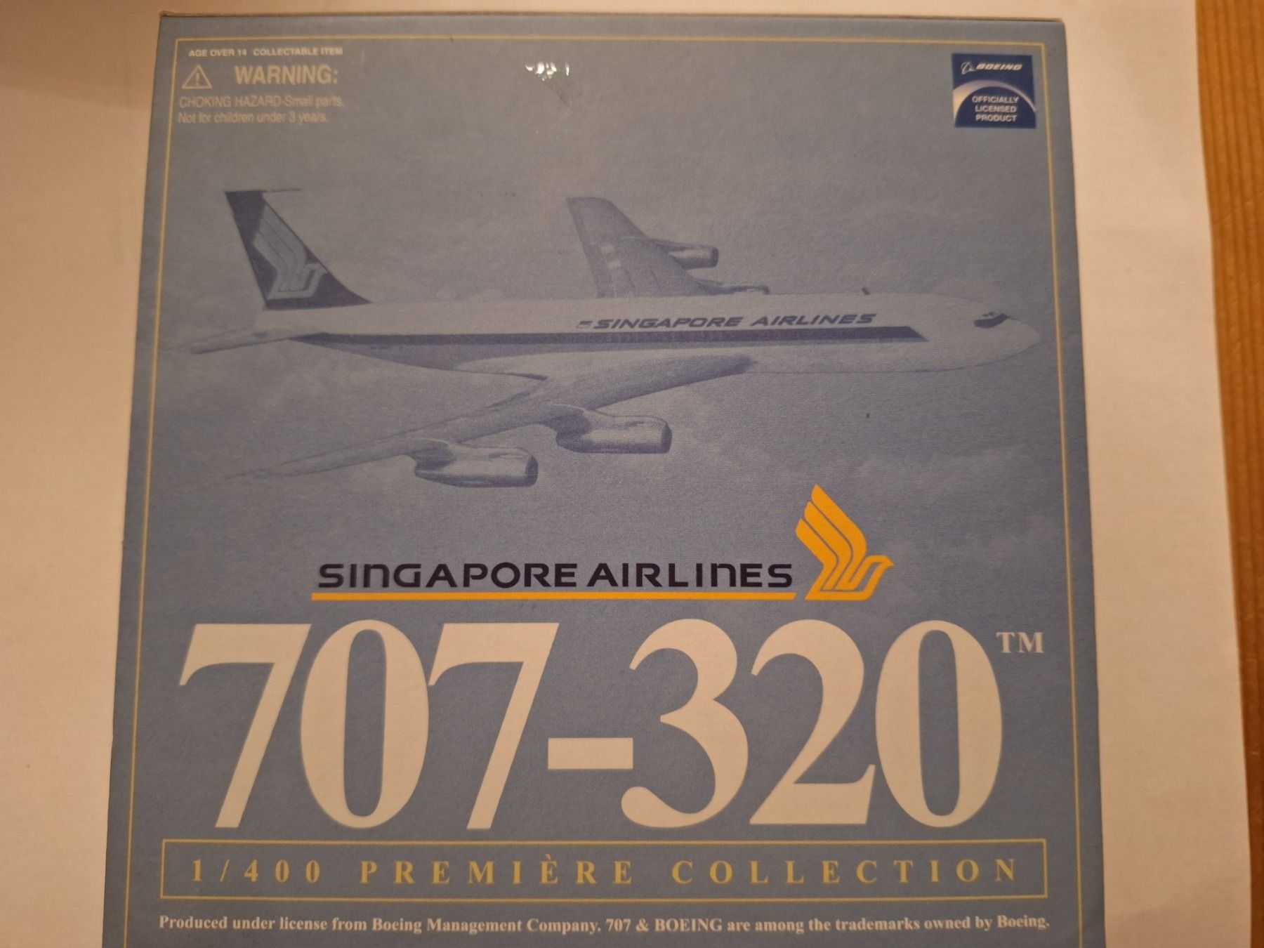 Kit di modellismo & Modellini statici: Singapore airlines  707-320 1:400 – Usato da Sargans venduto da nicsam1815