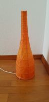 Lampe / Stubenlampe orange mit Kabel und Schalter