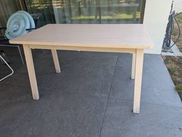 IKEA NORRAKER massiver Holztisch hell