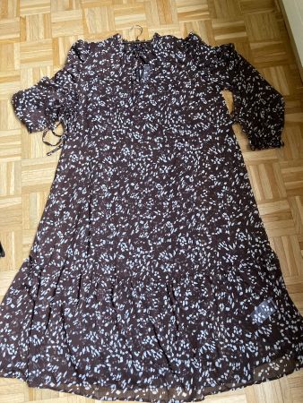 RIANI Kleid Sommer Saison braun 44 NEU Chiffon Unterkleid 18
