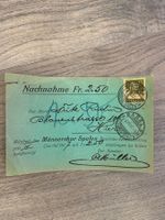 Nachnahme Fr. 2.50, Basel, 1917