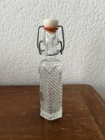 Flasche, Trinkflasche, Glas, antik, Höhe 13cm