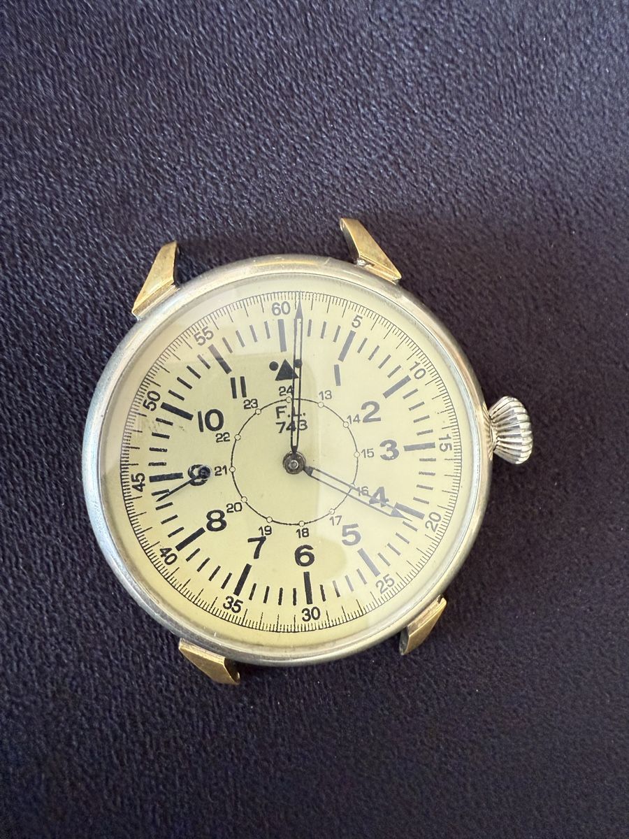 Recta Uhren: Montre WW2 RECTA 50mm – Gebraucht aus Cottens FR von Samousse