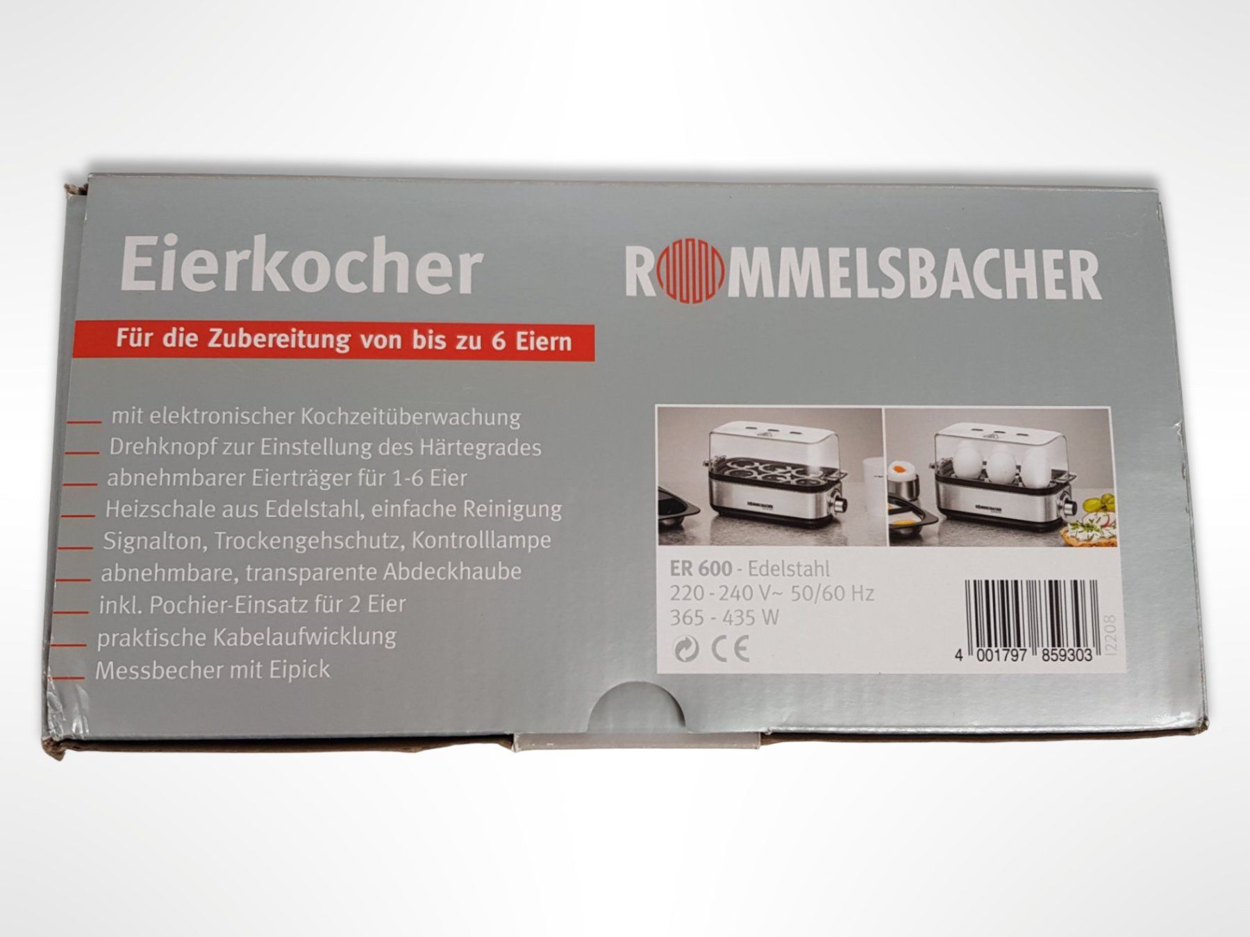 Rommelsbacher Appareils de cuisine: ROMMELSBACHER Er 600 Eierkocher – Neuf (Voir description) à Suhr par Restwert_Suhr 3