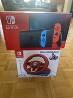 Nintendo Switch Konsole mit Hori Mario Kart Lenkrad