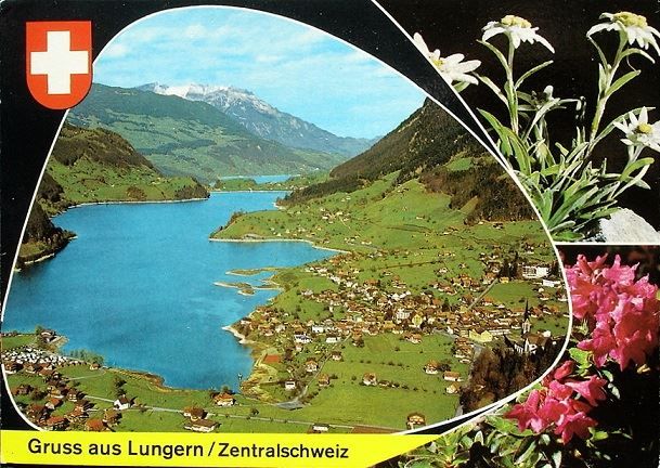 Cartoline postali: Gruss aus LUNGERN – Usato da Jona venduto da philajona