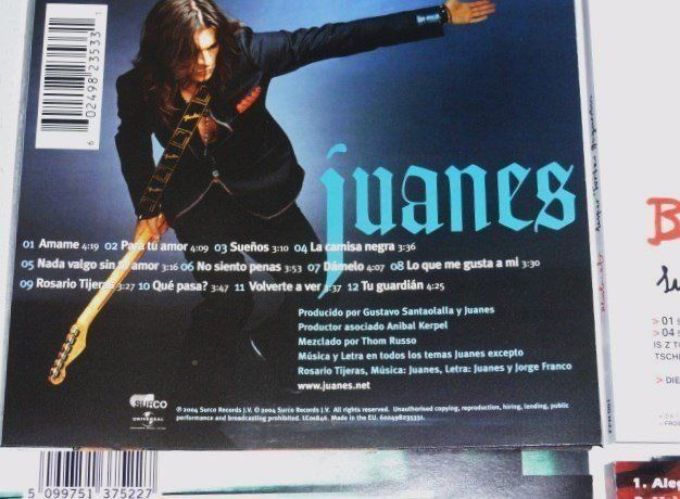 CD: 4CD's - Juanes, Blusbuef, Laith Al-Deen, René Dupré – Usato da Unterbäch venduto da hiliq 2