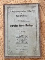 Landkarte Interlaken 1:50000 von 1904