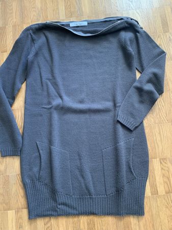 Merino wolle langer pullover