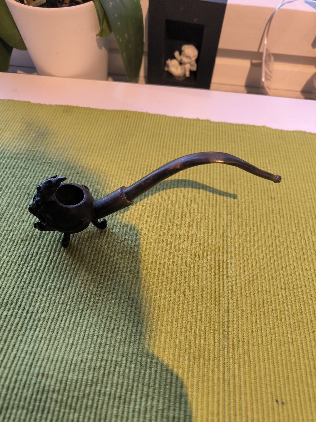 Pipe & Accessori: Antike Pfeife mit Figur, Unikat! – Usato da Zürich venduto da protea59 2