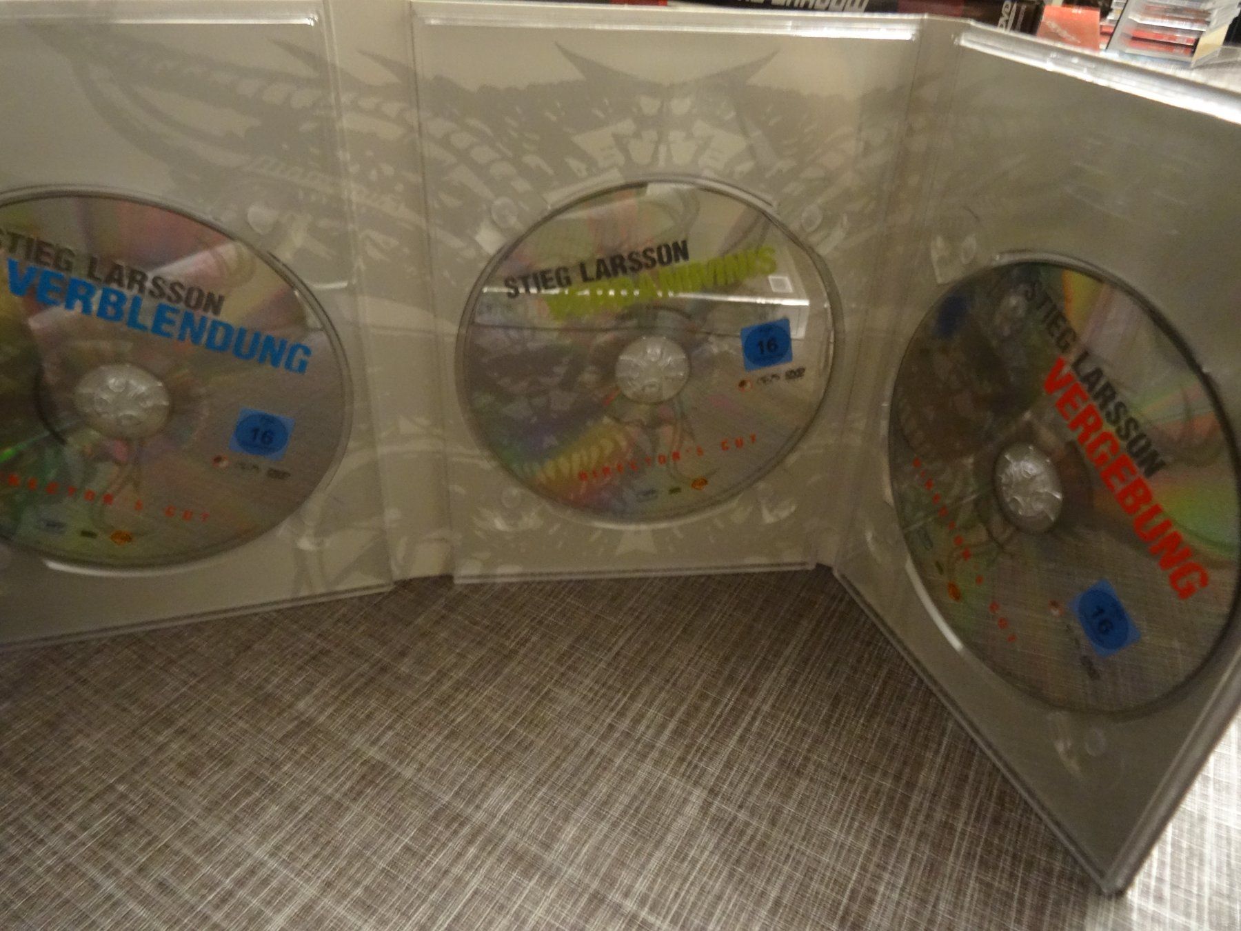 Alle DVDs: Stieg Larsson Millennium Trilogy Director's Cut DVD Box – Gebraucht aus Olten von Disc-Verkauf 2