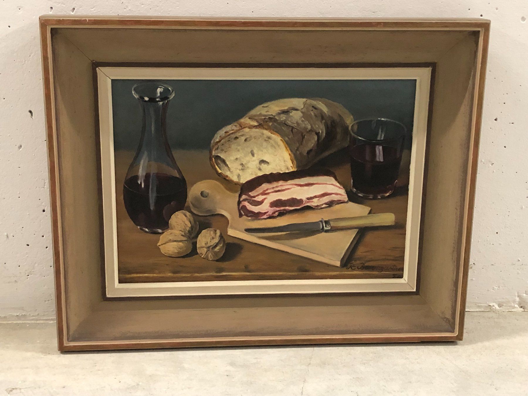 Dipinti: Klassisches Ölgemälde Stillleben  H. Baumgartner 1954 – Usato da Sirnach venduto da rfe_yx6v 1
