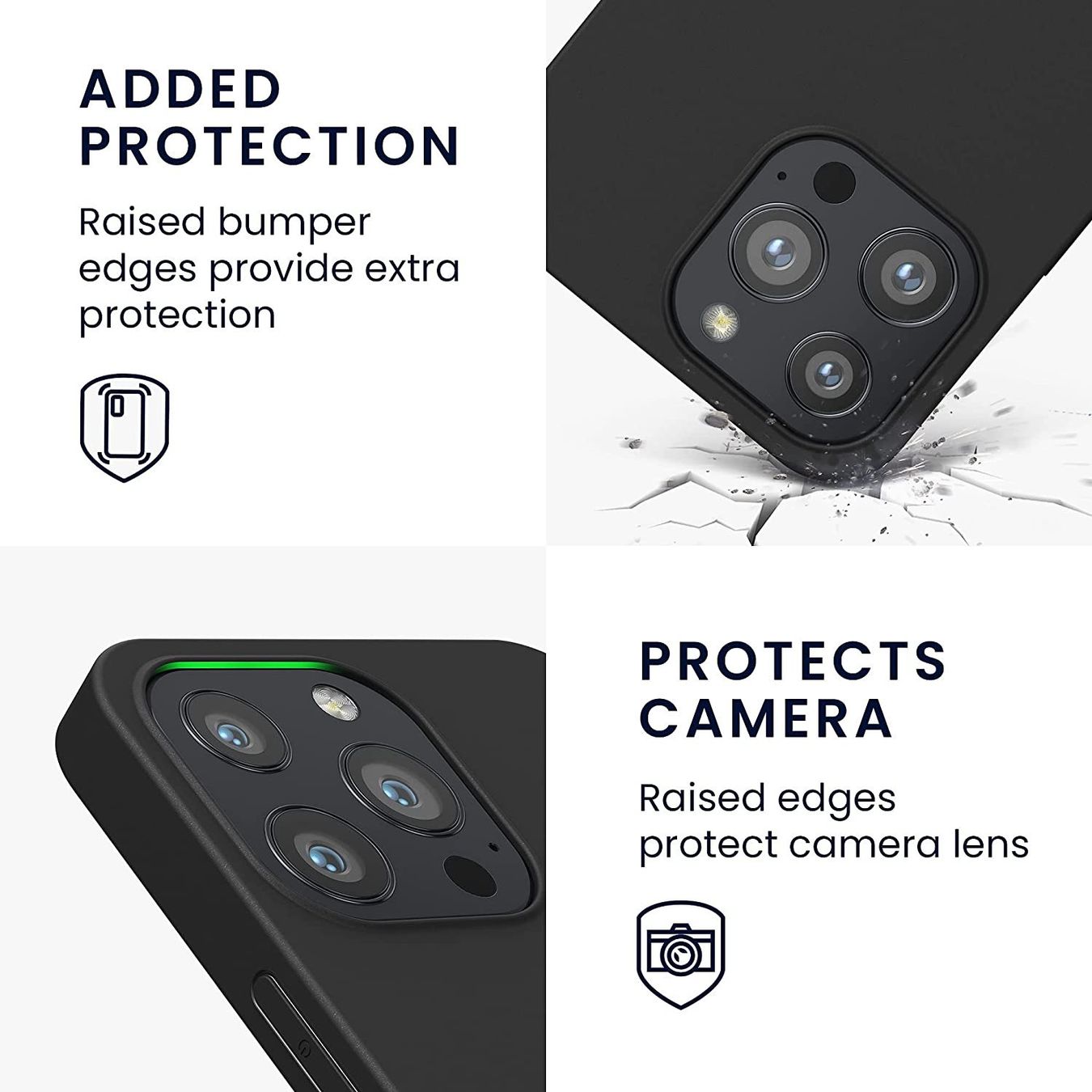 Cover & Protezioni schermo: iPhone 13 PRO Hülle Etui Silikon Case Cover Coque Tasche – Nuovo e nell'imballaggio originale da Volketswil venduto da coverandmore 3
