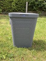 2x Rotho Wäschekörbe im Flecktoptik - Anthrazit