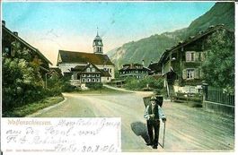 Wolfenschiessen NW Mann Rückenkorb Tschifärä 1906 sehr gut e