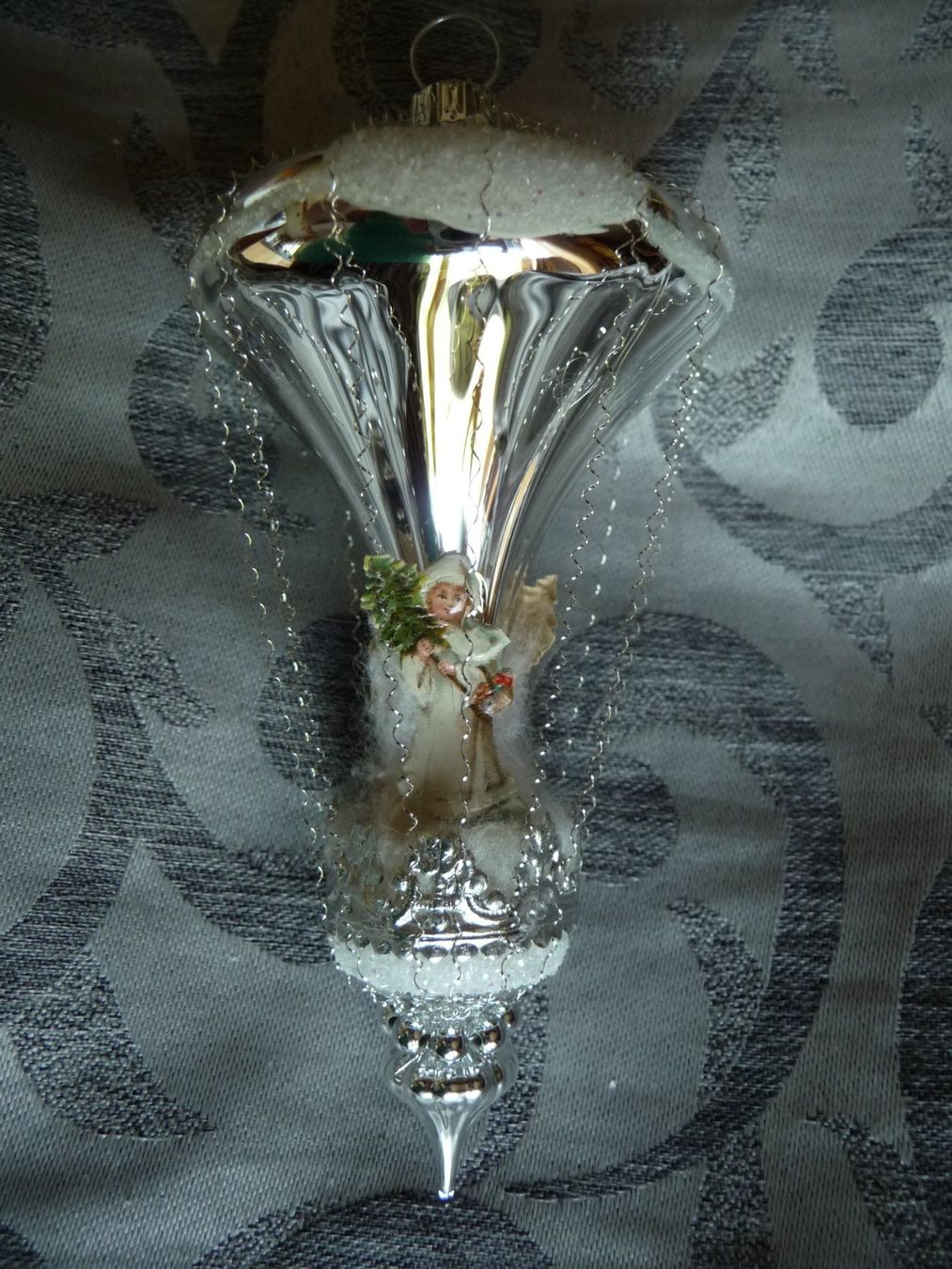 Tutte le decorazioni: Nostalgischer Christbaumschmuck mit Christkind-Oblaten – Nuovo e nell'imballaggio originale da Alpnach Dorf venduto da marvo
