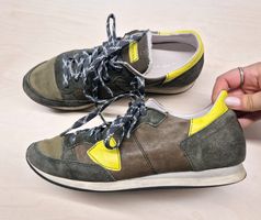 PHILIPPE MODEL PARIS SNEAKER SCHUHE 43 LEDER GEFÜTTERT TOP