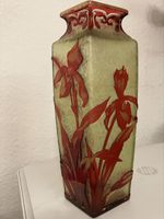 Daum Nancy, Antik Glas Vase um 1900  25cm