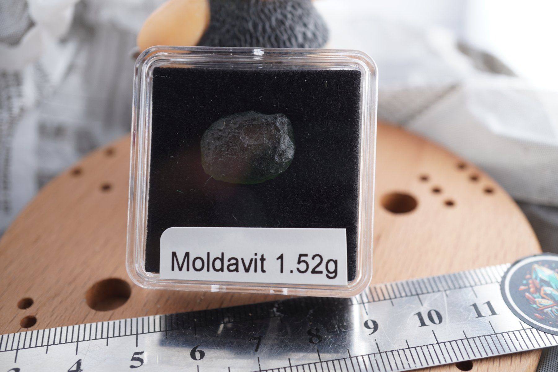 Minerali & Pietre curative: Moldavit  1.52 rund   18mm  Fund direkt  2026 – Nuovo (secondo la descrizione) da Eschenbach SG venduto da topstone 2