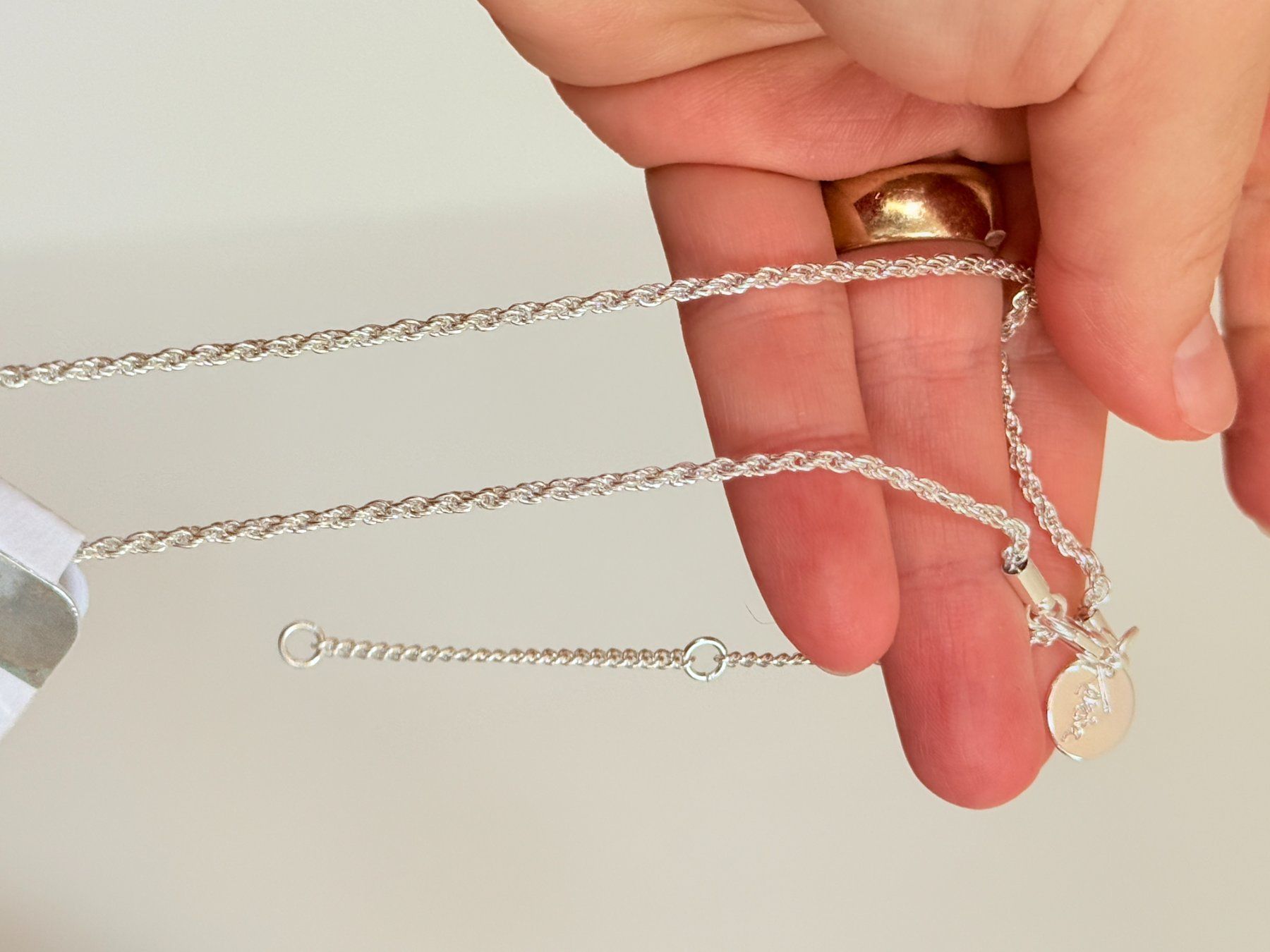 Catenine: Chaîne Lovisa avec étiquette neuve – Nuovo e nell'imballaggio originale da Genève venduto da AGBERG 5