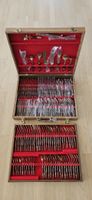 Vintage Luxus Besteck-Set im Koffer, 120-teilig, Top Zustand