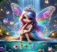 Diamond Painting Schmetterling Fee-98-40x40-426
