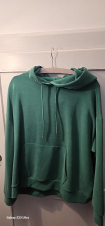 Esprit Samt-Hoodie, Grün, XXL, neuwertig für den  Sommer-Her