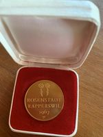 Medaille Rosenstadt Rapperswil 1967 Rosa immortalis floret