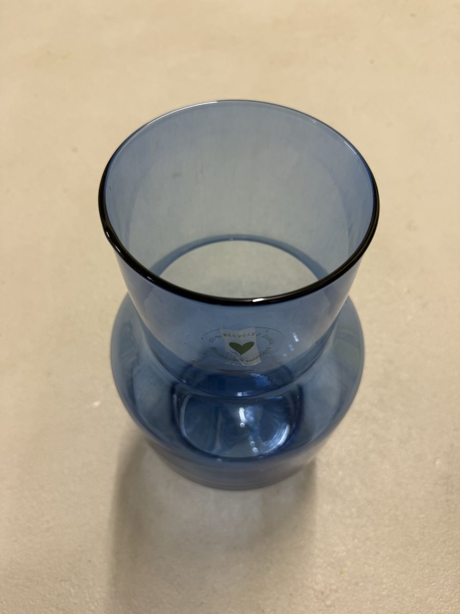 Micasa Vasen & Gefässe: Vase aus blauem Glas – Neu (gemäss Beschreibung) aus Lyss von Ledina123 1