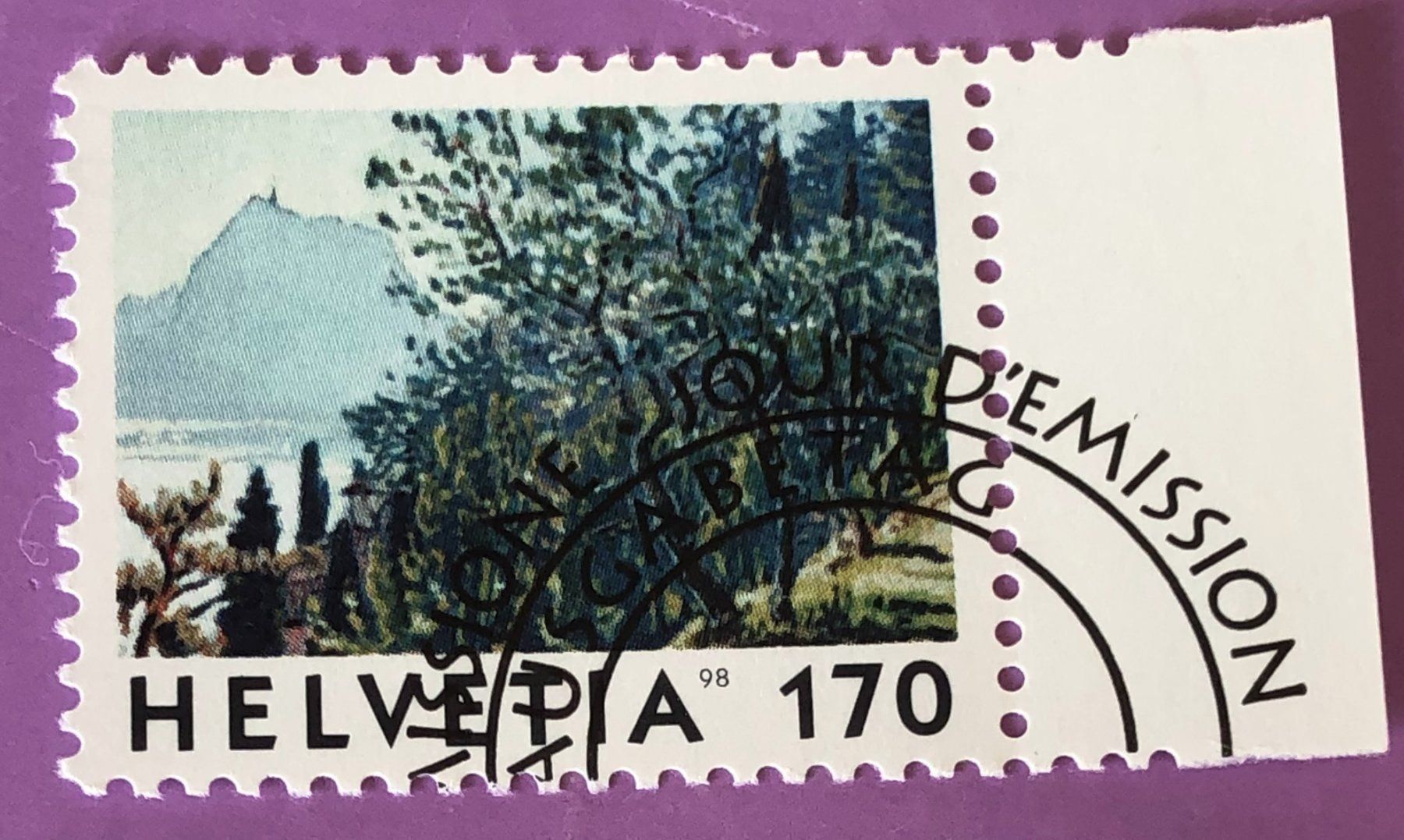 Alle Briefmarken: Nr.950 mit ET Stempel Bern – Gebraucht aus Aarau von Billa007