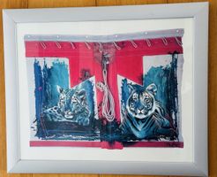 Rolf Knie Bild, inkl Rahmen, 57 x 46 cm