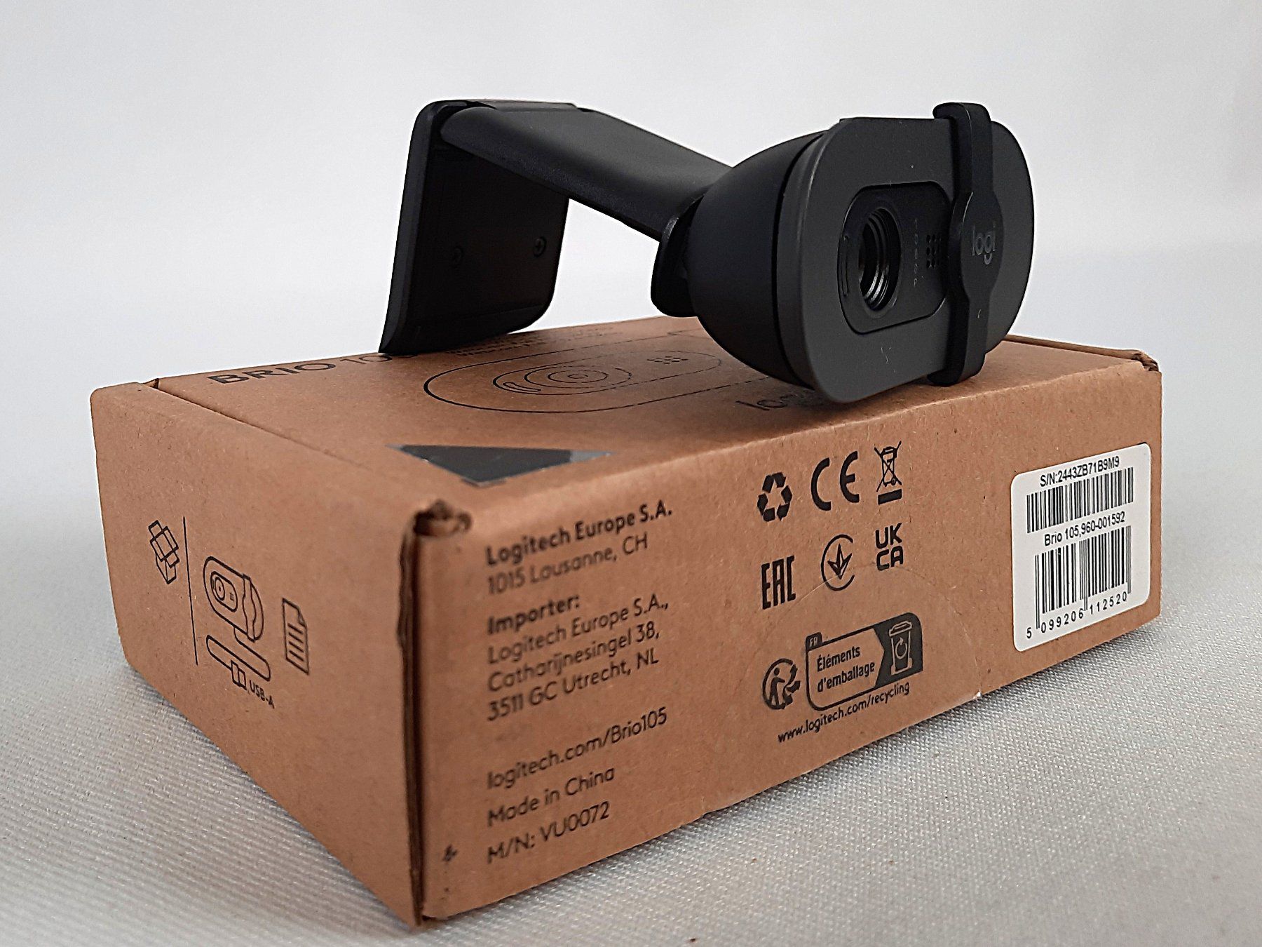 Logitech Webcams: LOGITECH Webcam Brio 105 – Neu (gemäss Beschreibung) aus Beinwil am See von Restwert_Beinwil 4