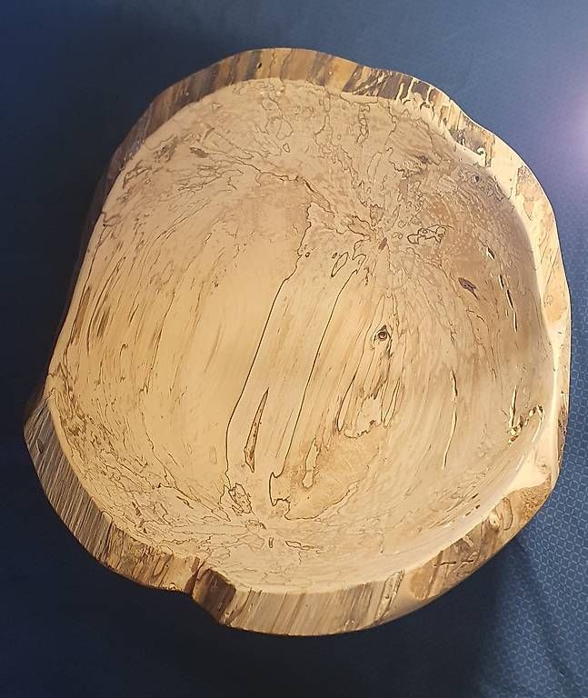 Articoli in legno: Grosse Birkenschale gestockt – Usato da Grüsch venduto da lar_dxr7