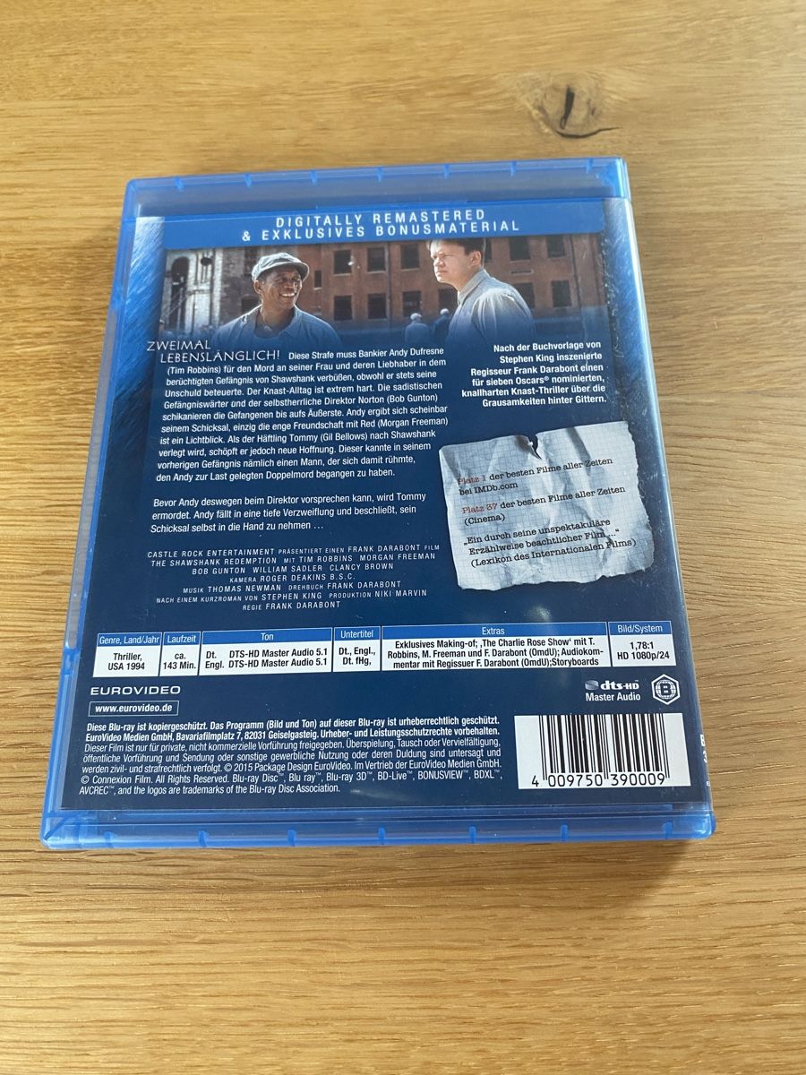 Tutti i DVDs: Die Verurteilten / Bluray – Usato da Herzogenbuchsee venduto da Christen3 1
