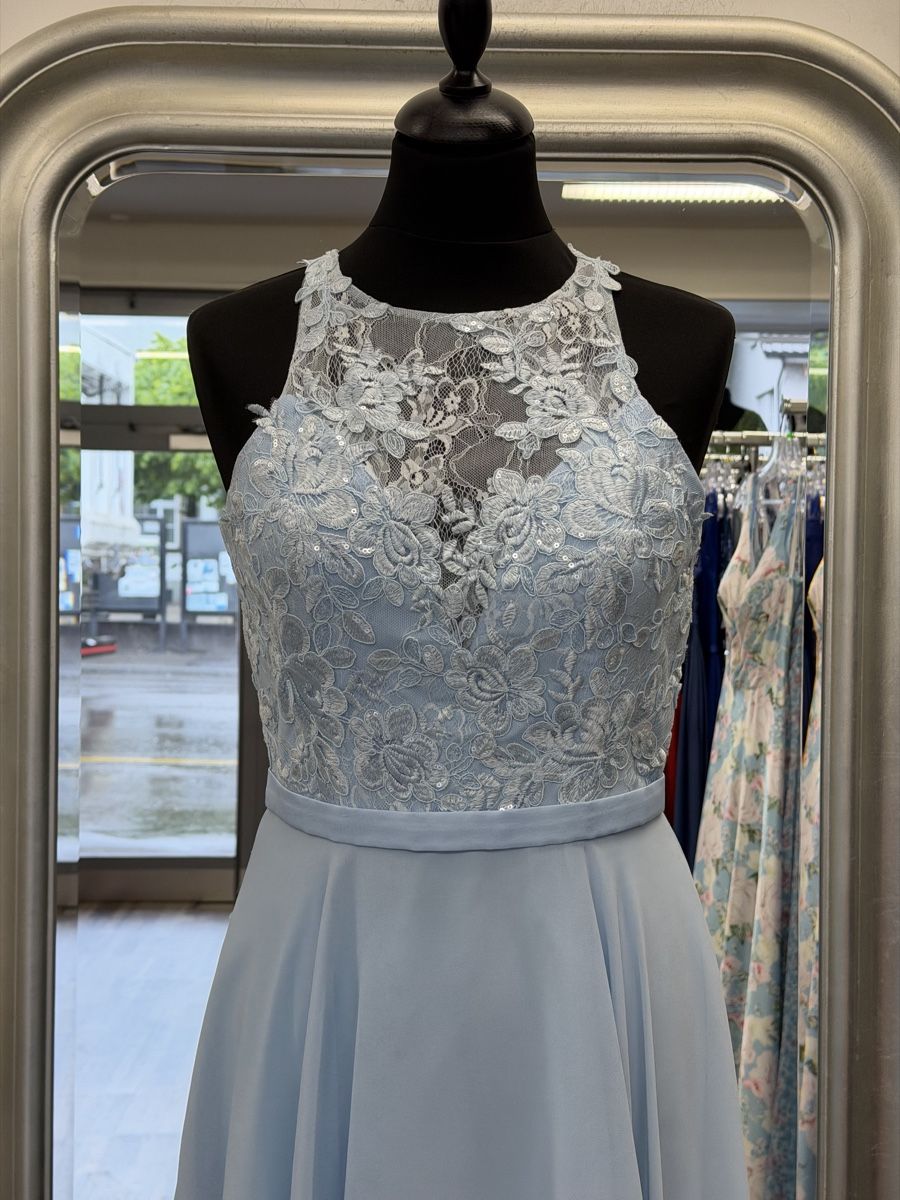 Vestiti: Hellblaues Partykleid aus Spitze - gr 36 – Nuovo e nell'imballaggio originale da Schlatt ZH venduto da xhesiesi 1