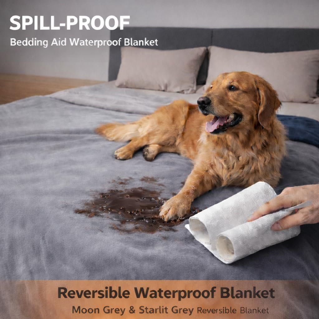 Decken & Deckenzubehör: Hundedecke Wasserdicht Wendbar 152x203cm Sofaschutz – Neu und originalverpackt aus Schaffhausen von Alvora 3