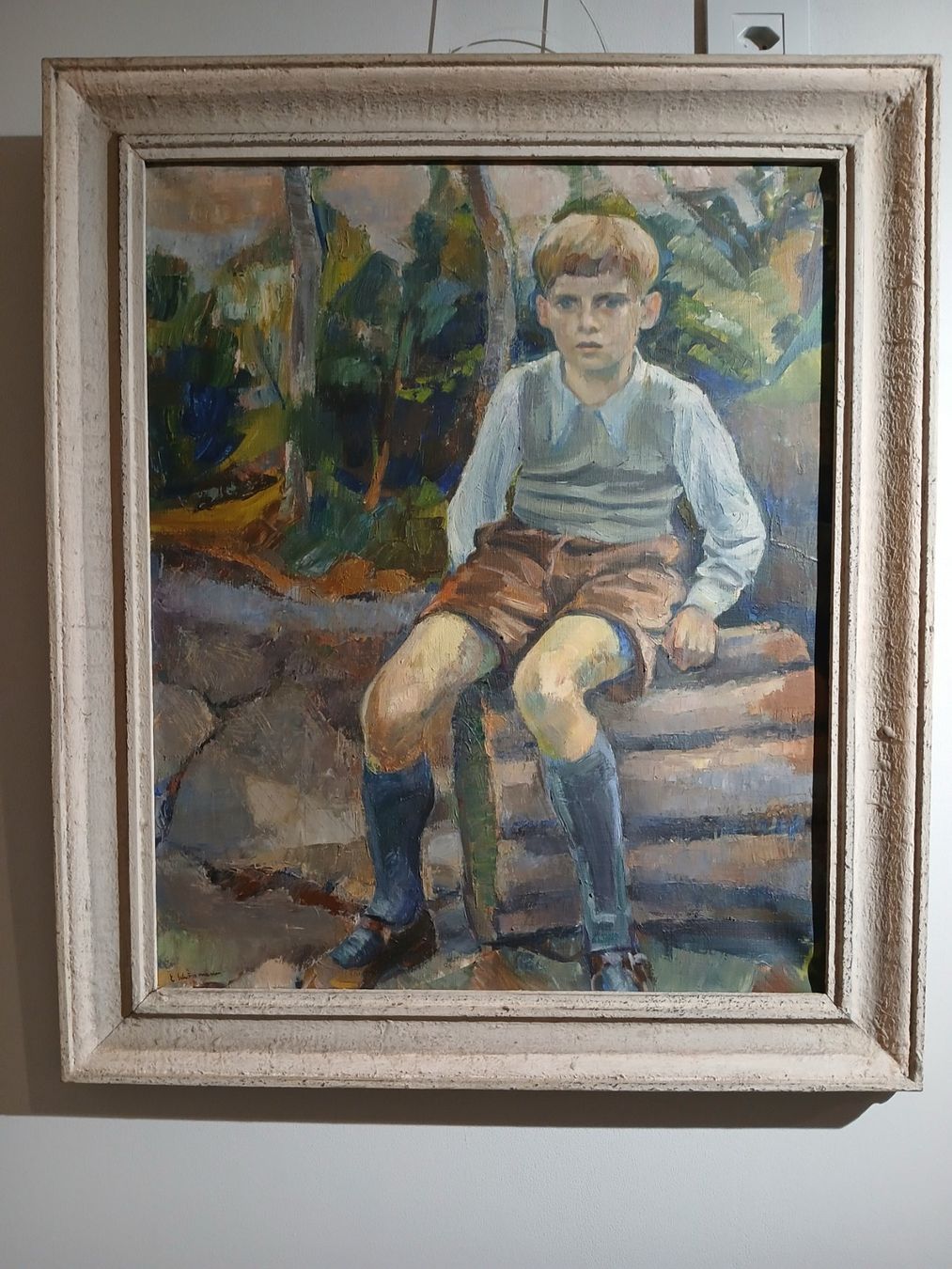 Dipinti: Erwin Schönmann (1906-1999)   >>der Enkel-Bub>> – Usato da Hinwil venduto da Chnap