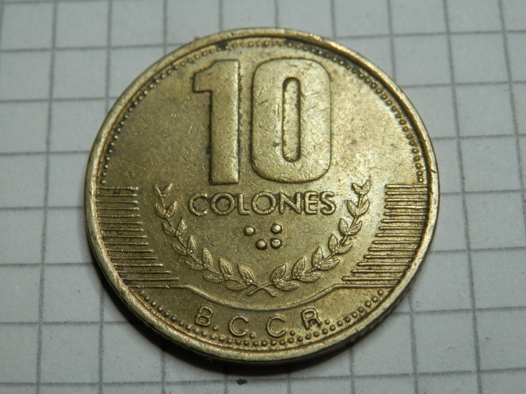 Tutti le monete: Costa Rica 10 Colones, 1999 – Usato da Weiach venduto da weiach81 1