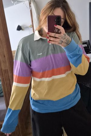 OBEY Longsleeve Colorblock Gr. S – 100% Baumwolle